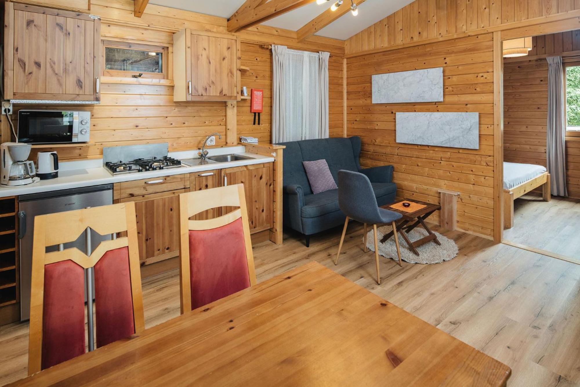 Camping Dreiländereck Blockhütten&Apartments Ried im Oberinntal Exterior foto
