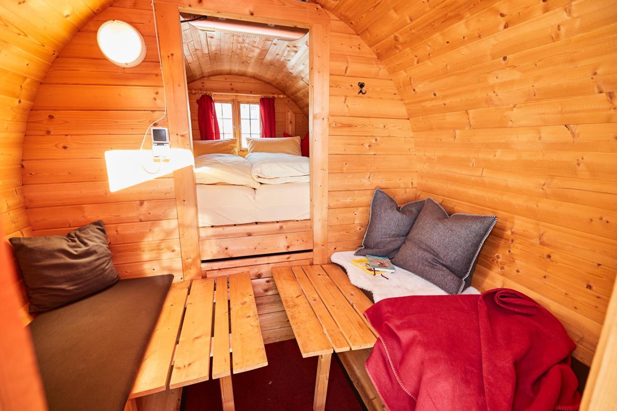 Camping Dreiländereck Blockhütten&Apartments Ried im Oberinntal Exterior foto