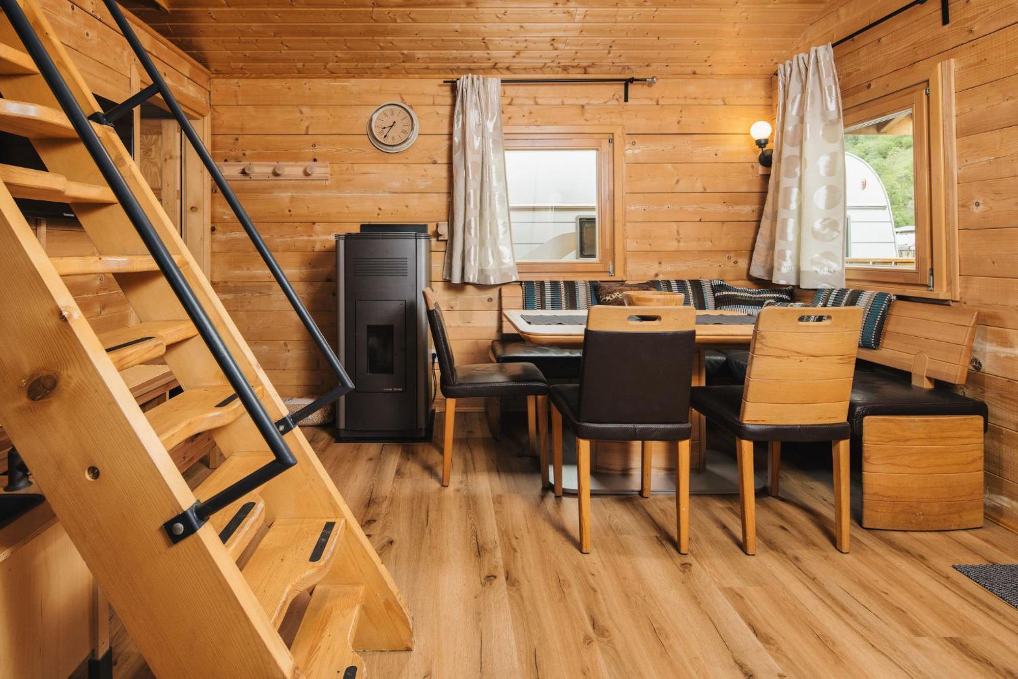 Camping Dreiländereck Blockhütten&Apartments Ried im Oberinntal Exterior foto