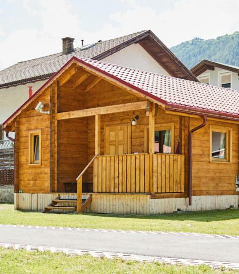 Camping Dreiländereck Blockhütten&Apartments Ried im Oberinntal Exterior foto